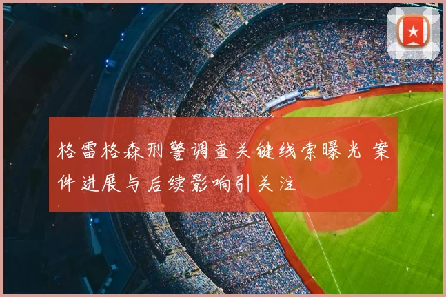 格雷格森刑警调查关键线索曝光 案件进展与后续影响引关注