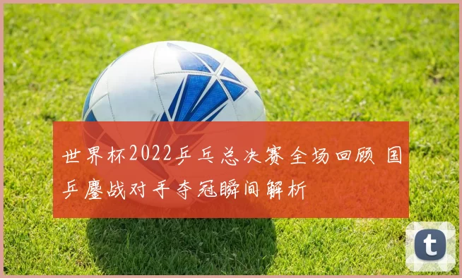 世界杯2022乒乓总决赛全场回顾 国乒鏖战对手夺冠瞬间解析